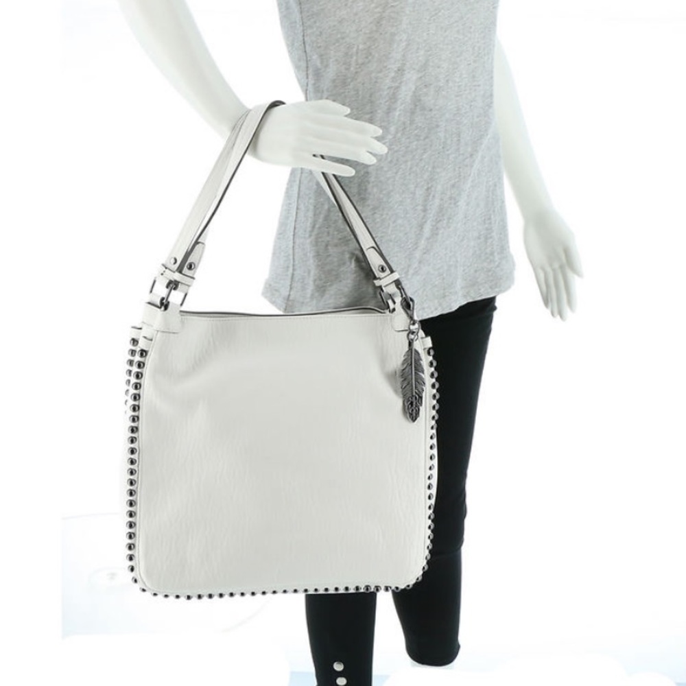 Jessica Simpson Camile Studded Crossbody Satchel - Picture 8 of 8